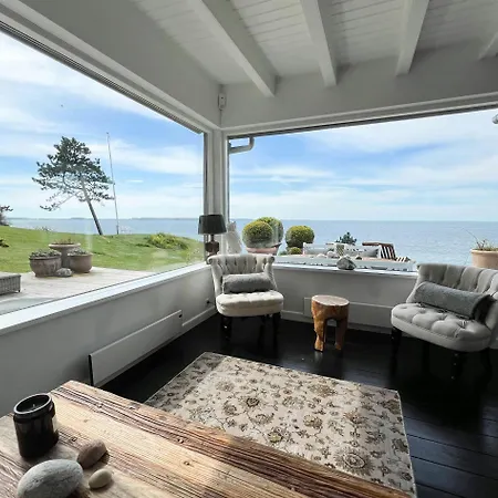 House With Sea View And Atrium * Kalundborg